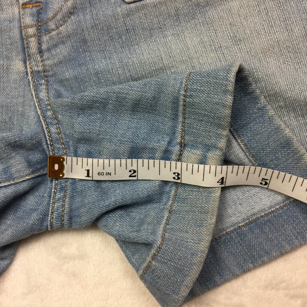 Gap High-Rise Shorts Button Fly Thin Denim - Picture 8 of 8